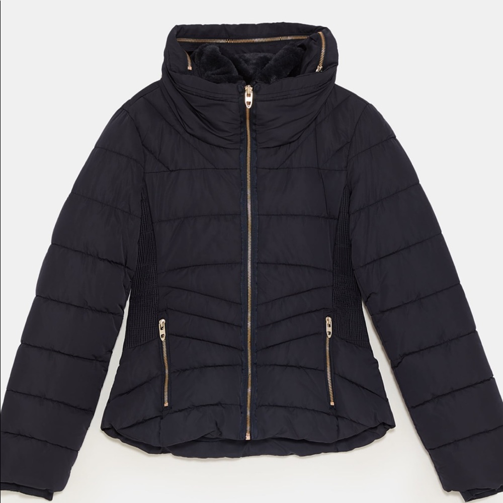 Puffed coat